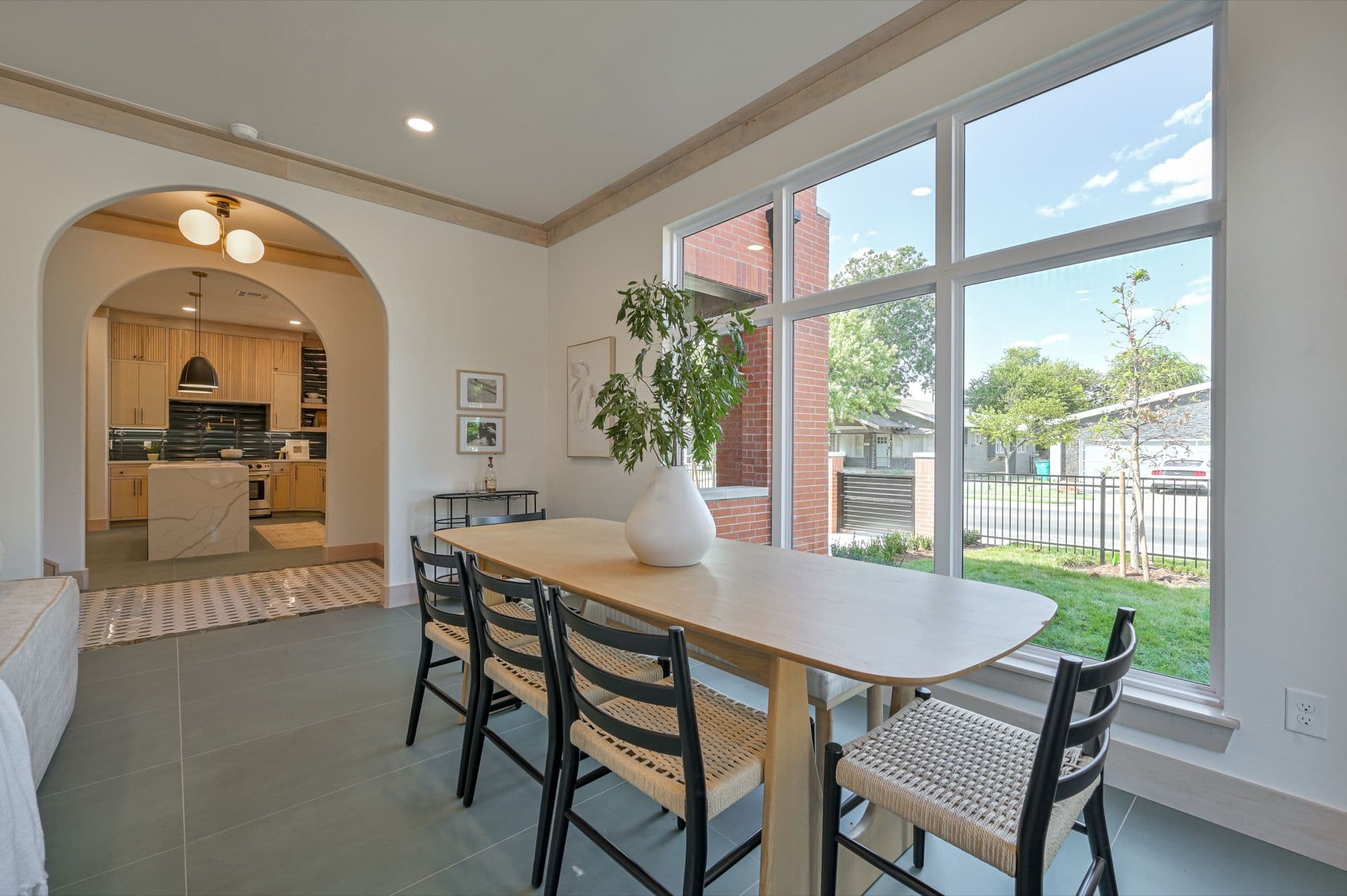 Dining room in a BMS home