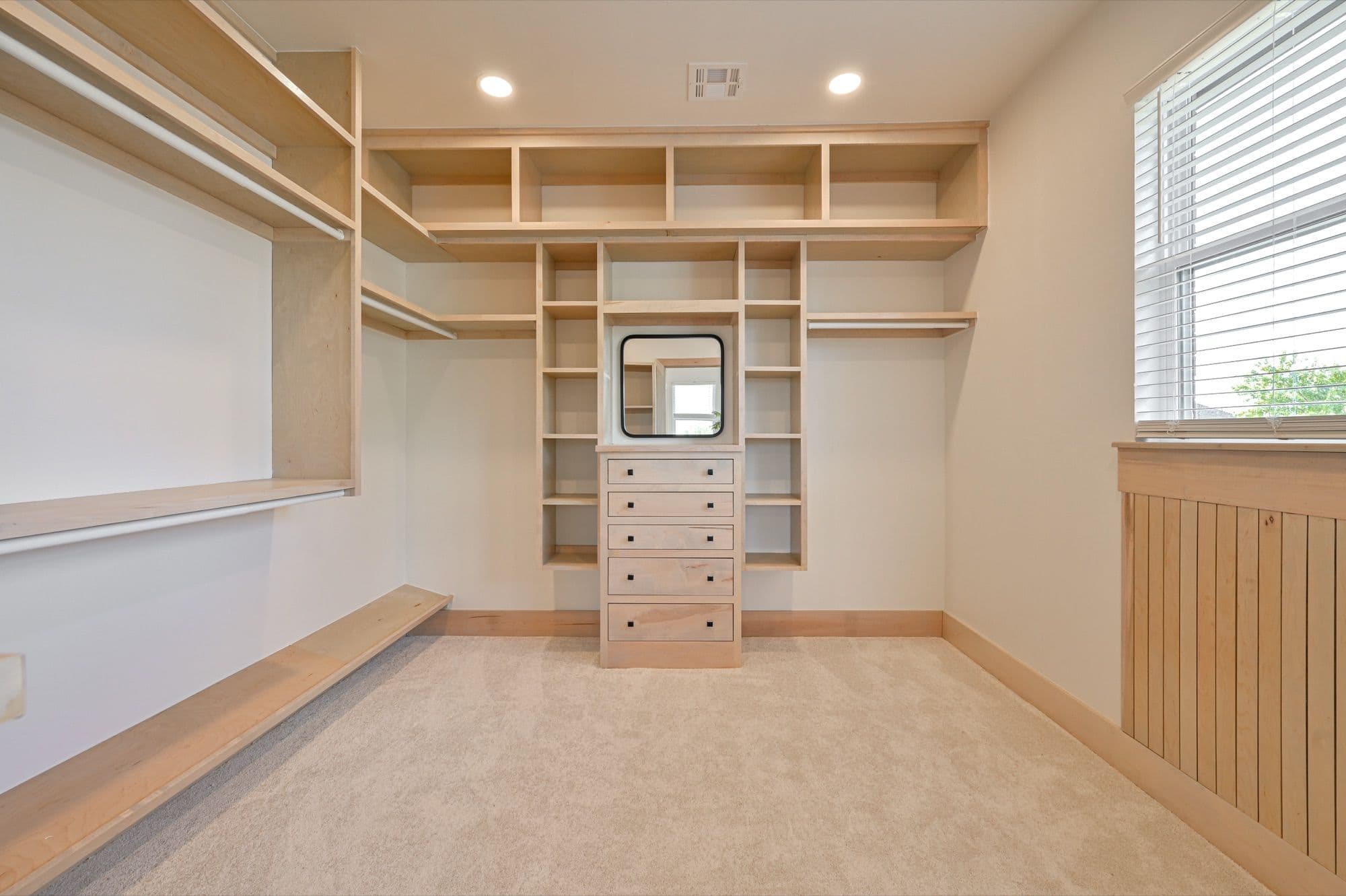 Primary bedroom in a BMS home